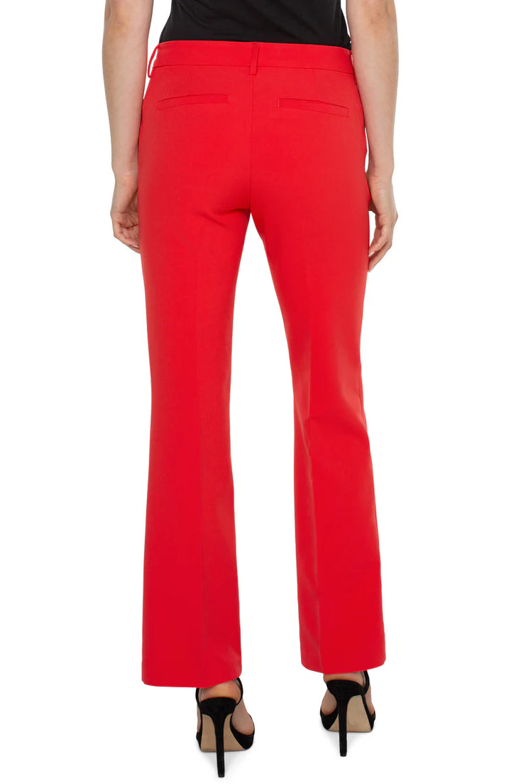 Liverpool Kelsey Flare Trouser in Red