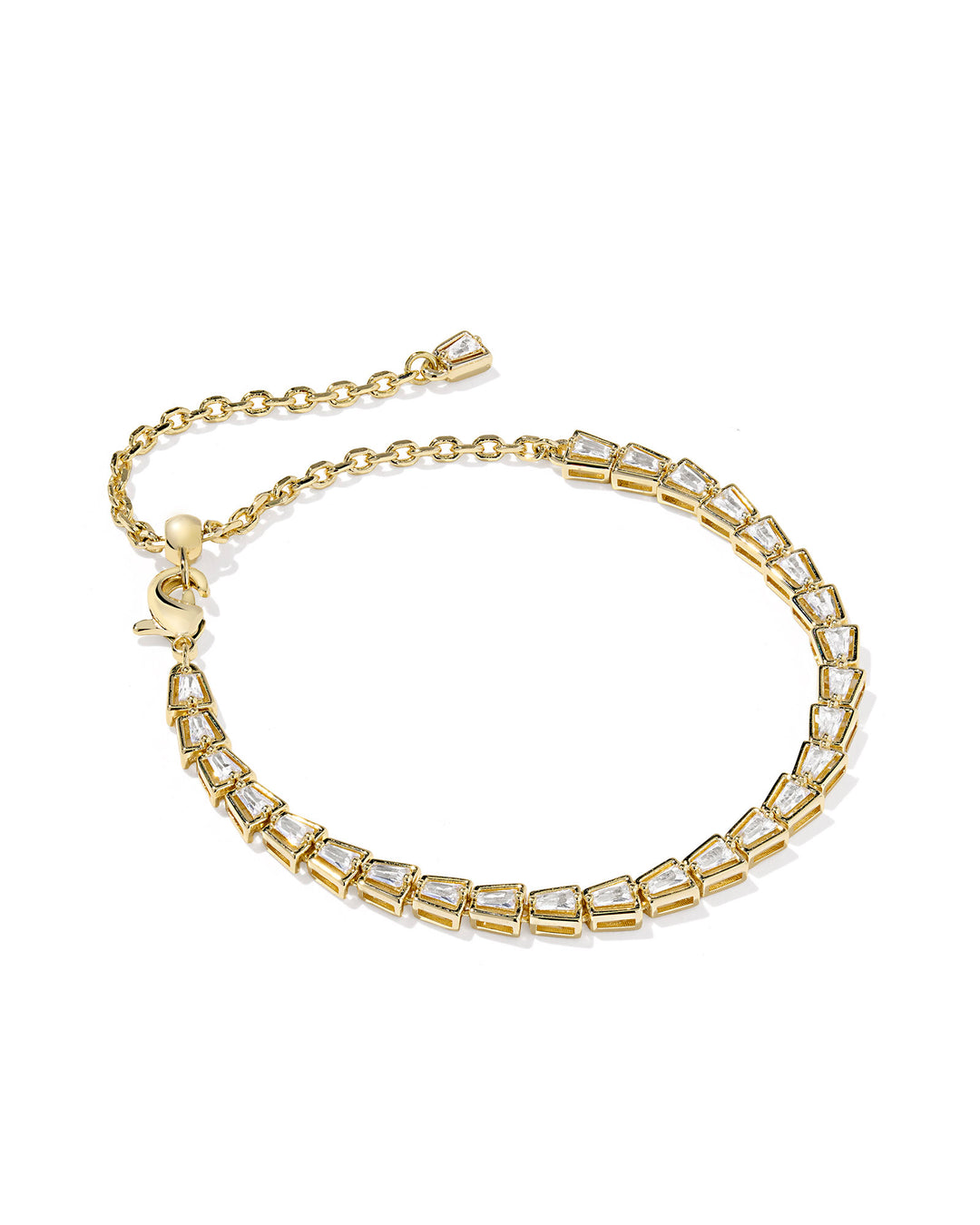 Kendra Scott Bella Tennis Bracelet in Gold Crystal