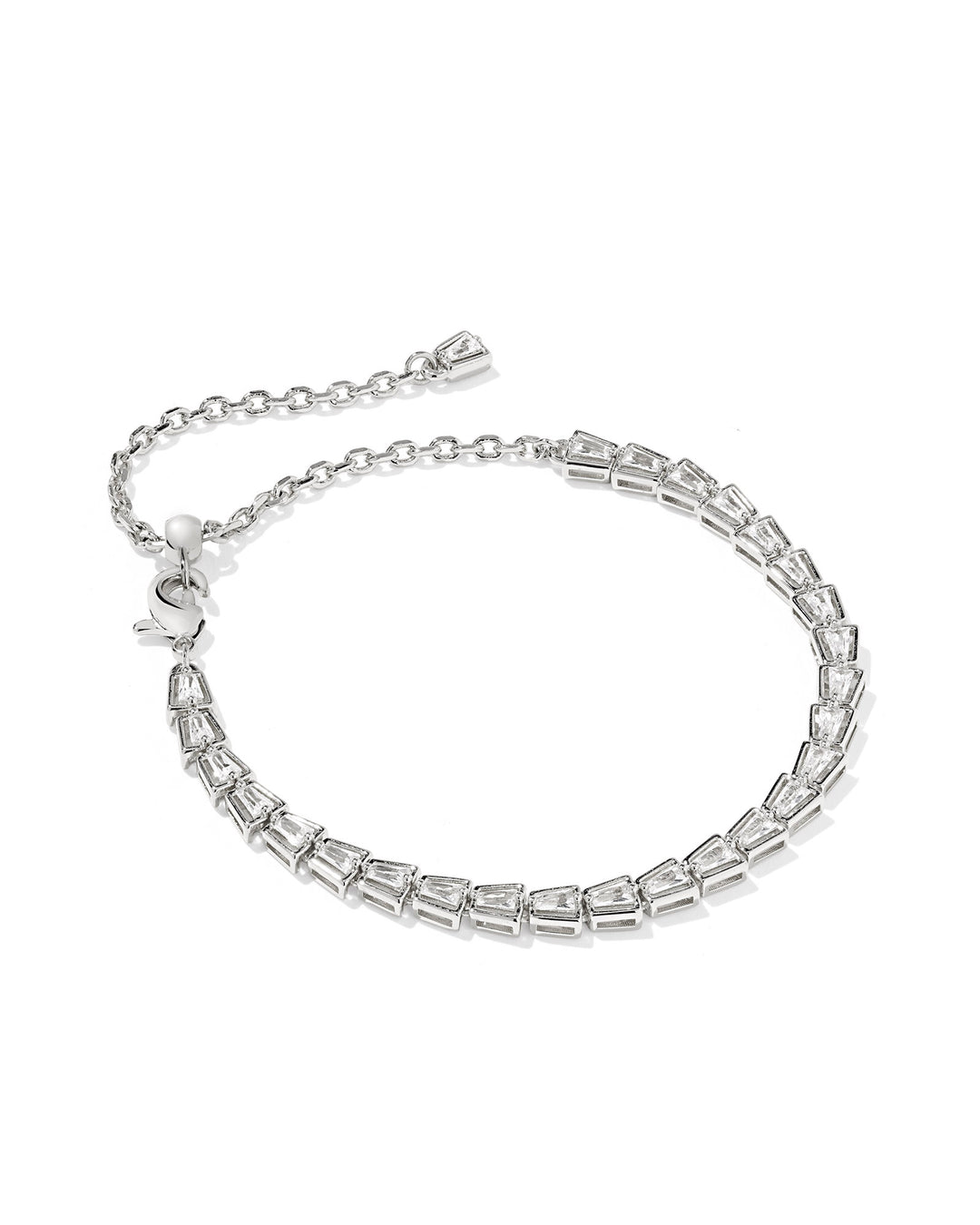 Kendra Scott Bella Tennis Bracelet in Silver Crystal