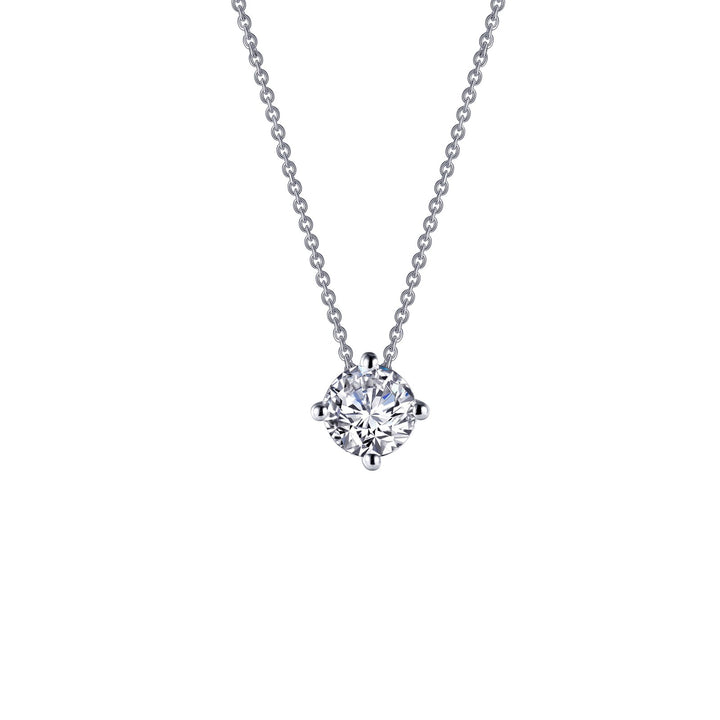Lafonn 1.25 CTW Solitaire Necklace in Silver
