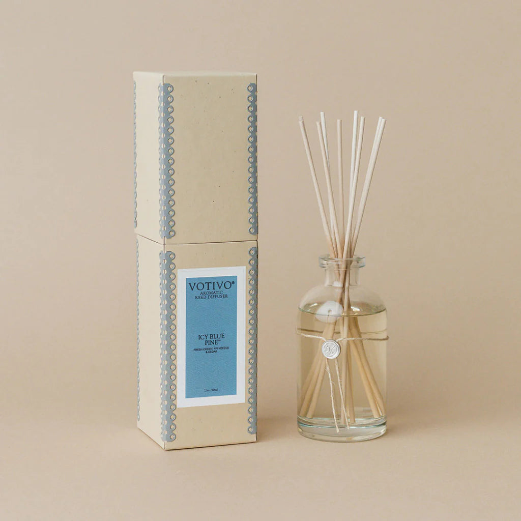 Votivo Reed Diffuser-Icy Blue Pine