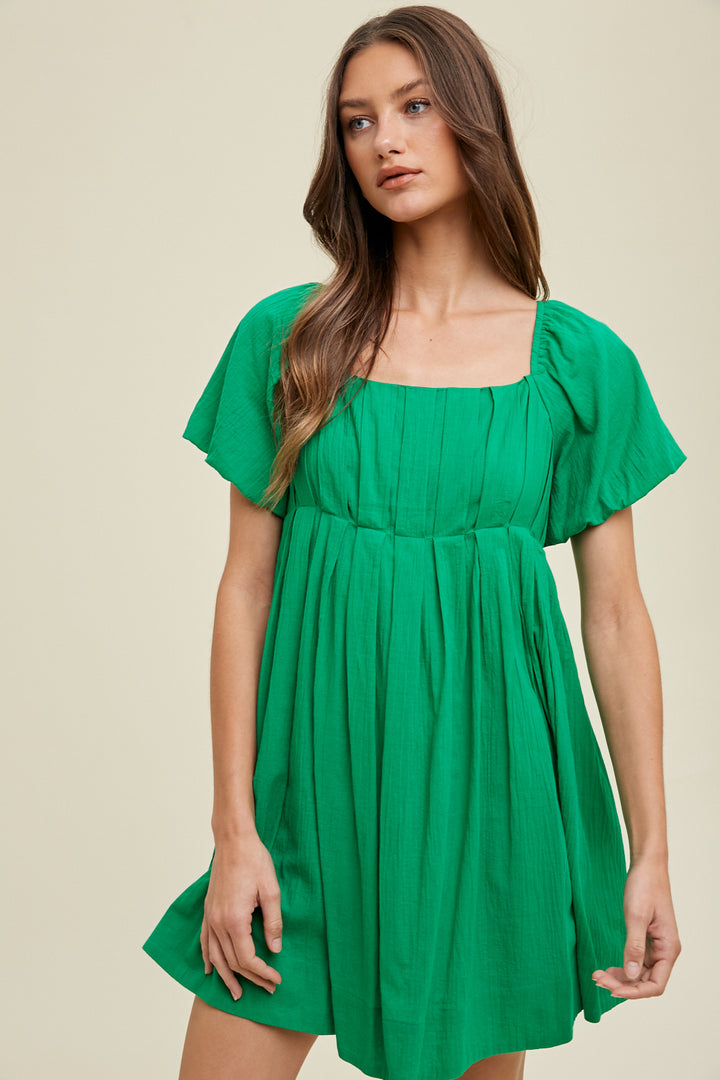 Never Leaving Green Dress