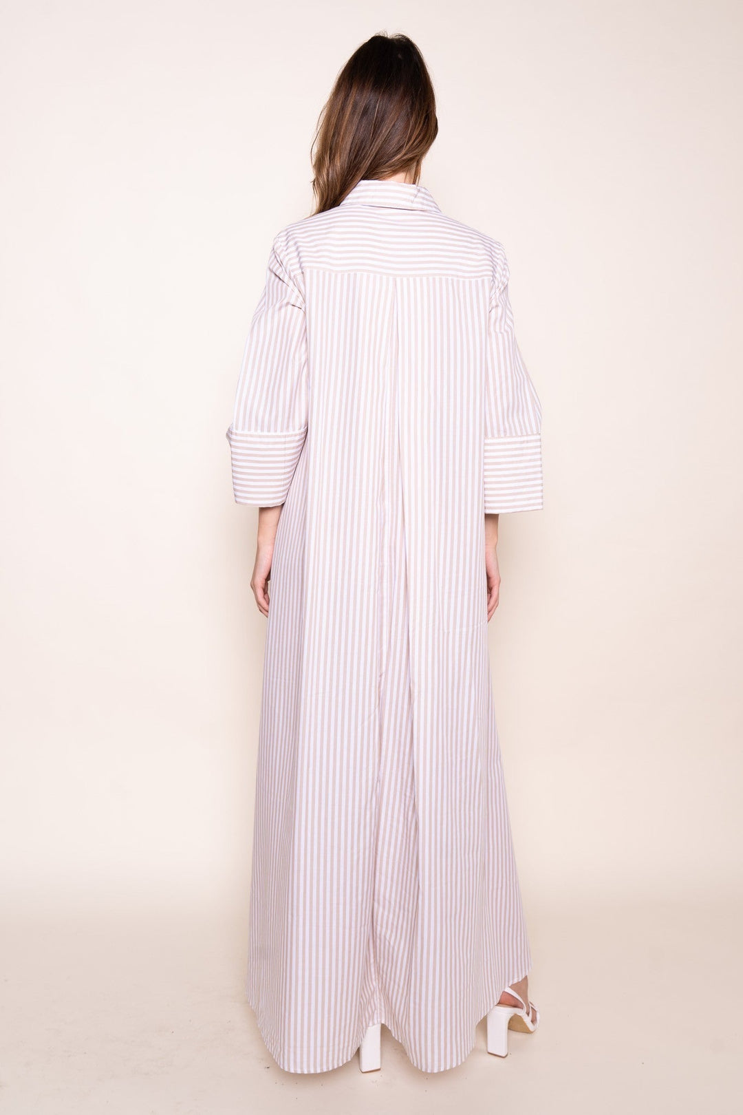 Coasting With Confidence Maxi Dress in Tan