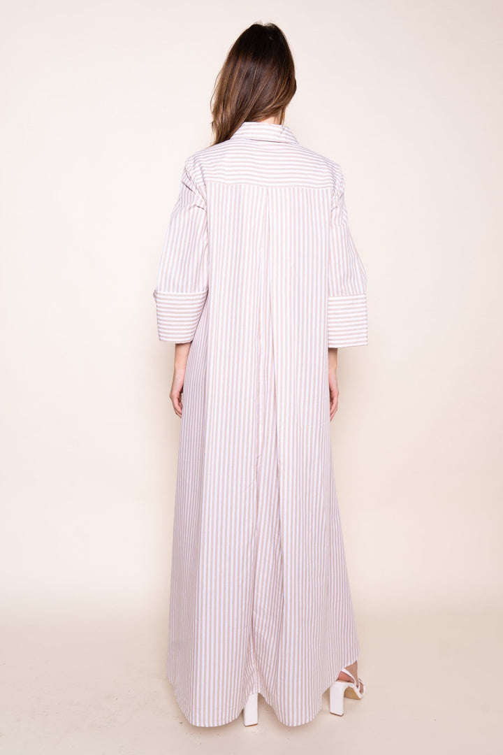 Coasting With Confidence Maxi Dress in Tan