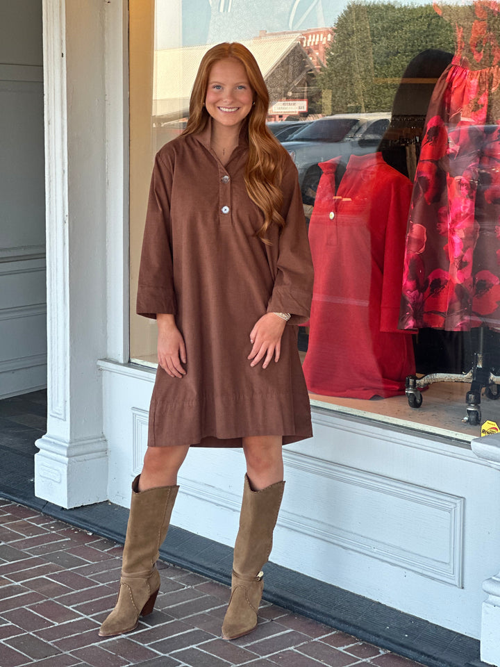 Holly Shae Arden Dress in Chocolate