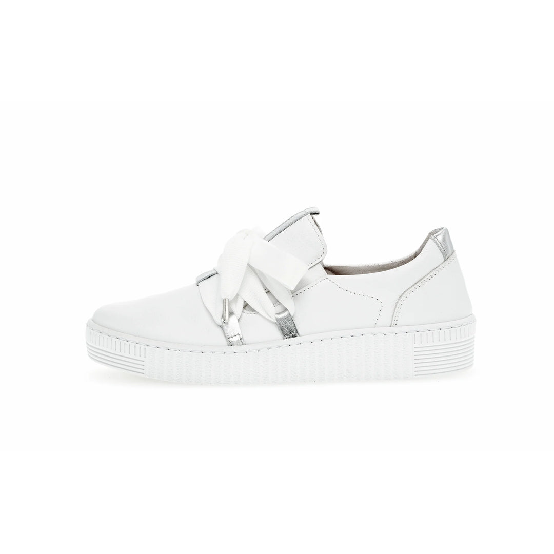 Gabor White Bow Sneaker