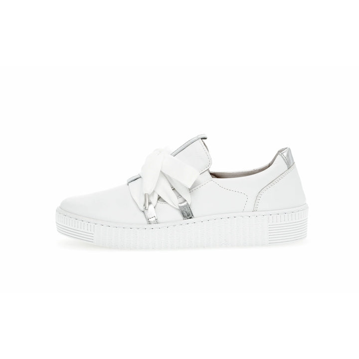 Gabor White Bow Sneaker