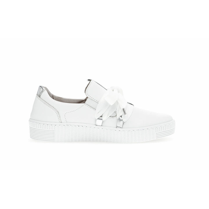 Gabor White Bow Sneaker