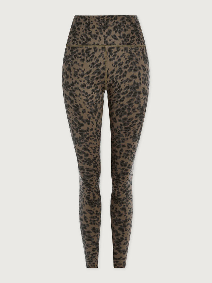 Varley FreeSoft™ High-Rise Legging 25" in Brown Contrast Cheetah