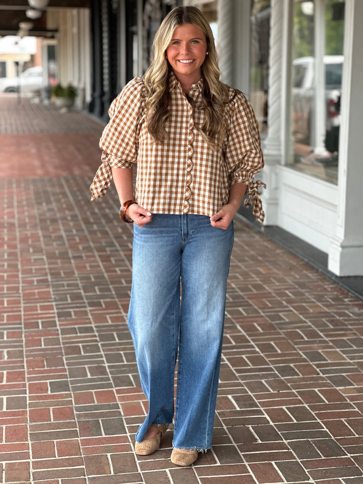 The Days Ahead Top in Brown