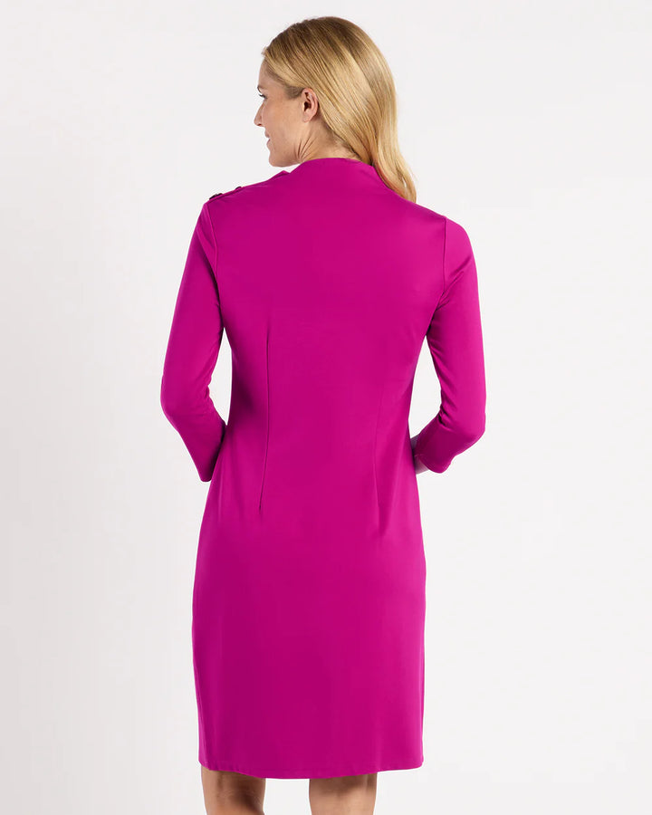 Jude Connally Gertie Dress in Deep Berry Gold