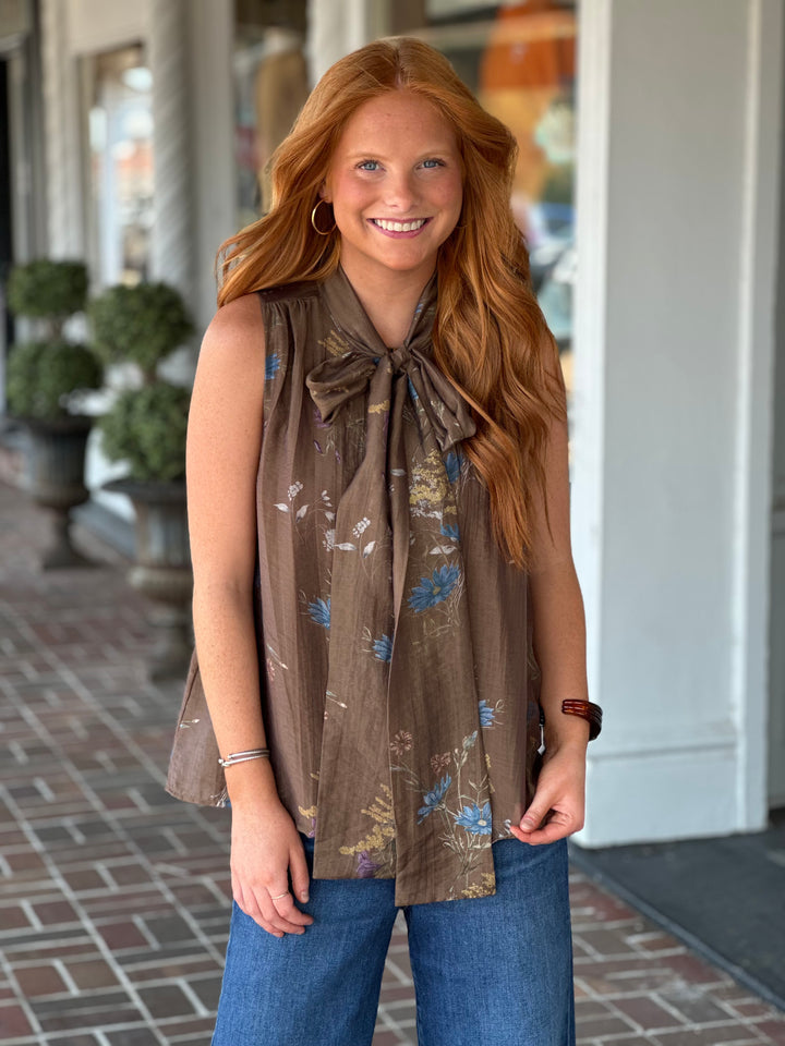 Every Which Way Brown Top