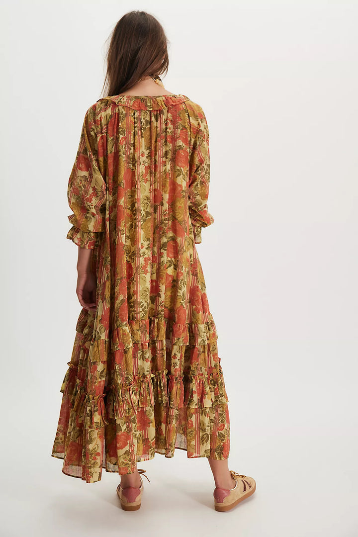 Free People Garden Wonders Maxi Dress in Retro Combo