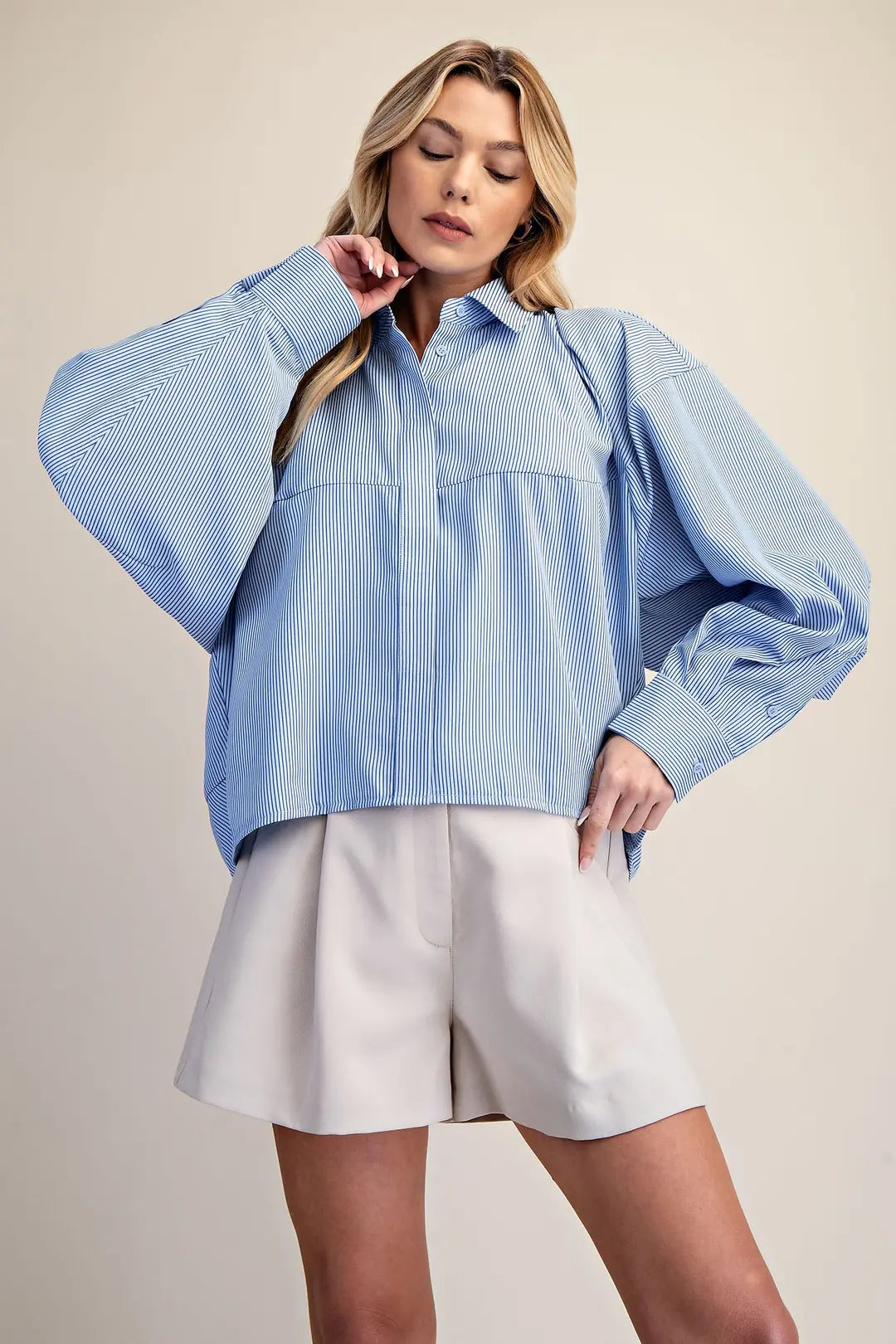 Just Right Moments Blue Top