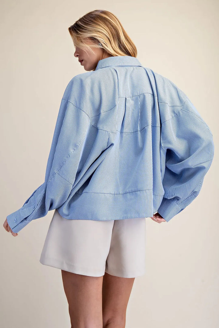 Just Right Moments Blue Top