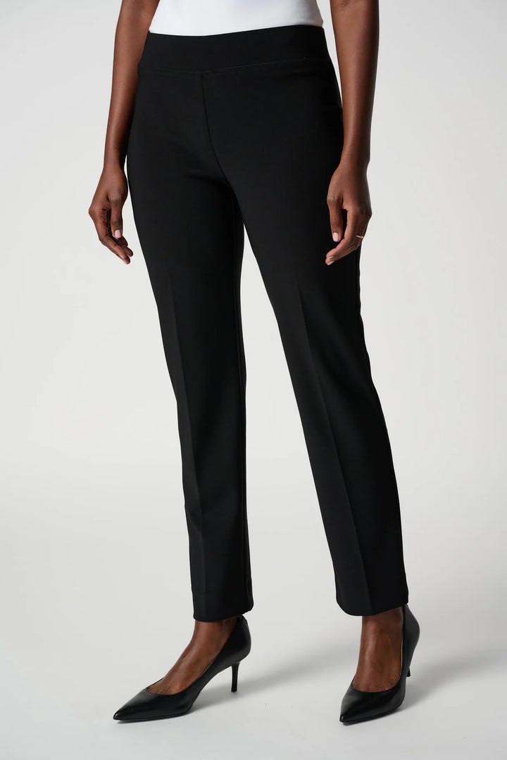 Joseph Ribkoff Slim Mid-rise Trousers in Black