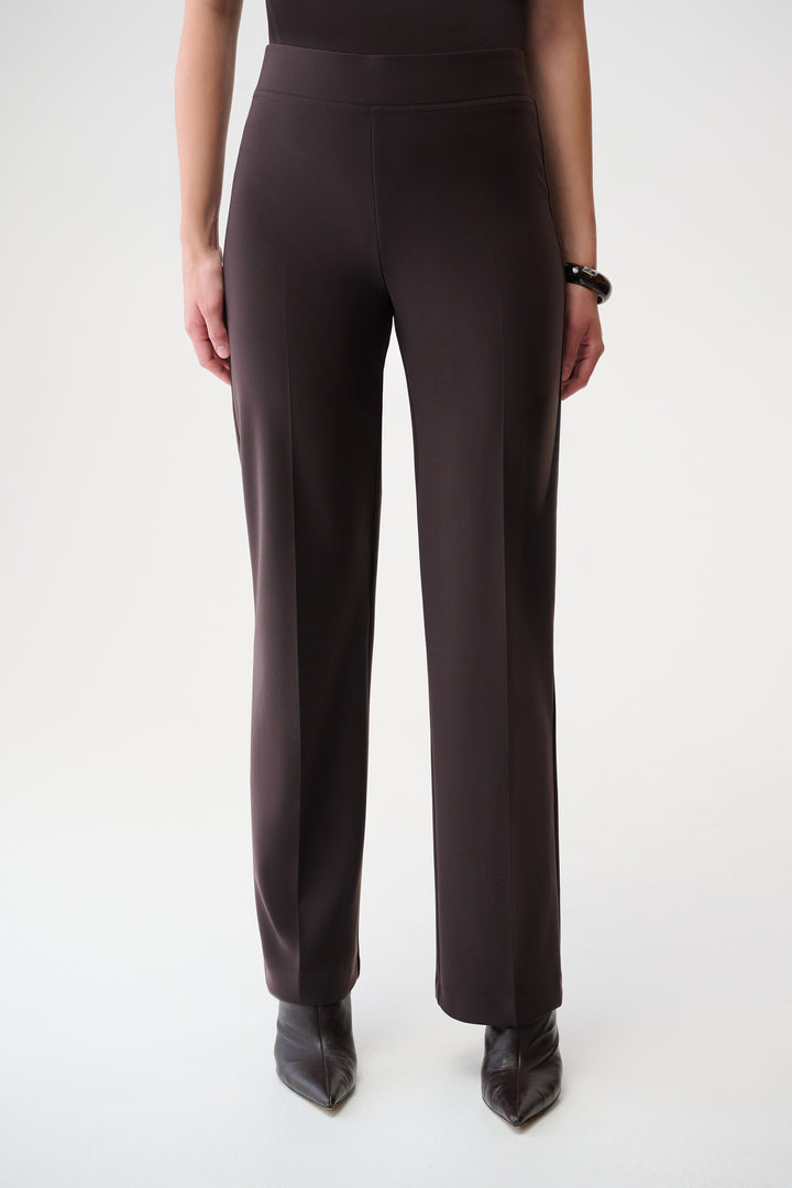 Joseph Ribkoff Mid-rise Formal Trousers in Mocha
