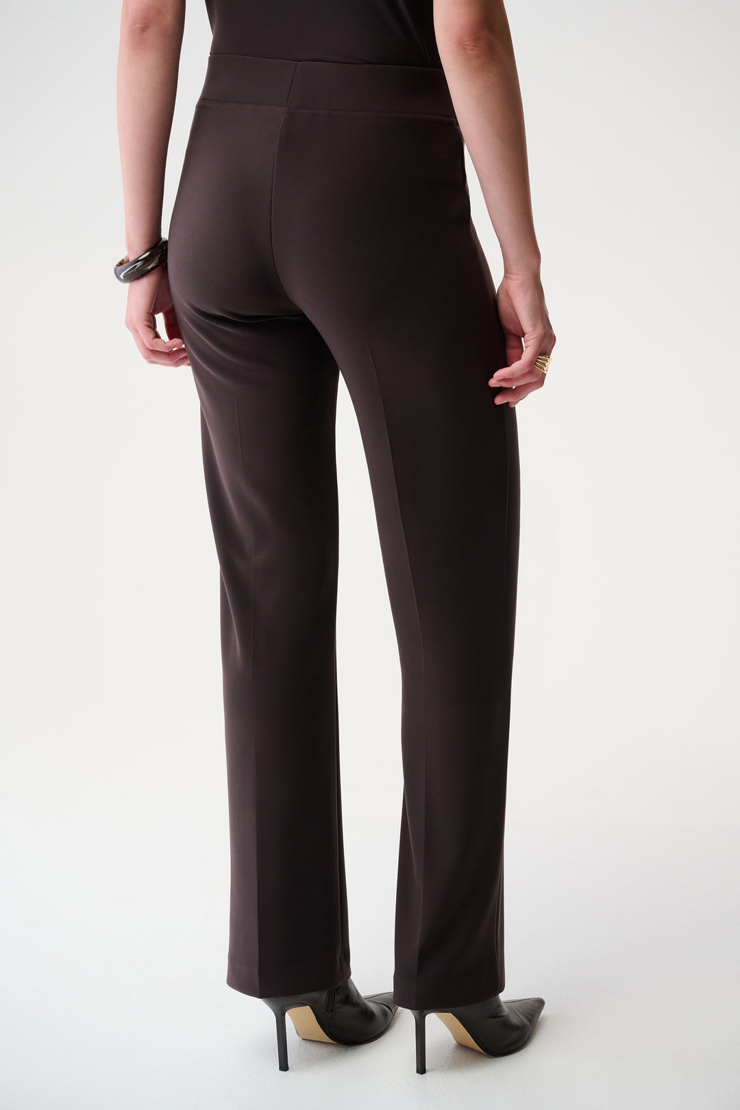 Joseph Ribkoff Mid-rise Formal Trousers in Mocha