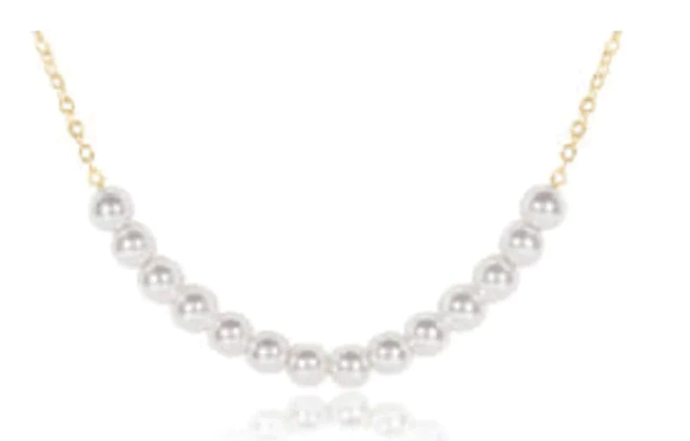 enewton 16" Necklace Gold Classic Beaded Bliss 4mm Pearl