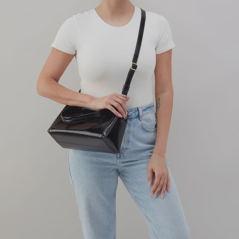 Hobo Seneca Shoulder Crossbody in Black