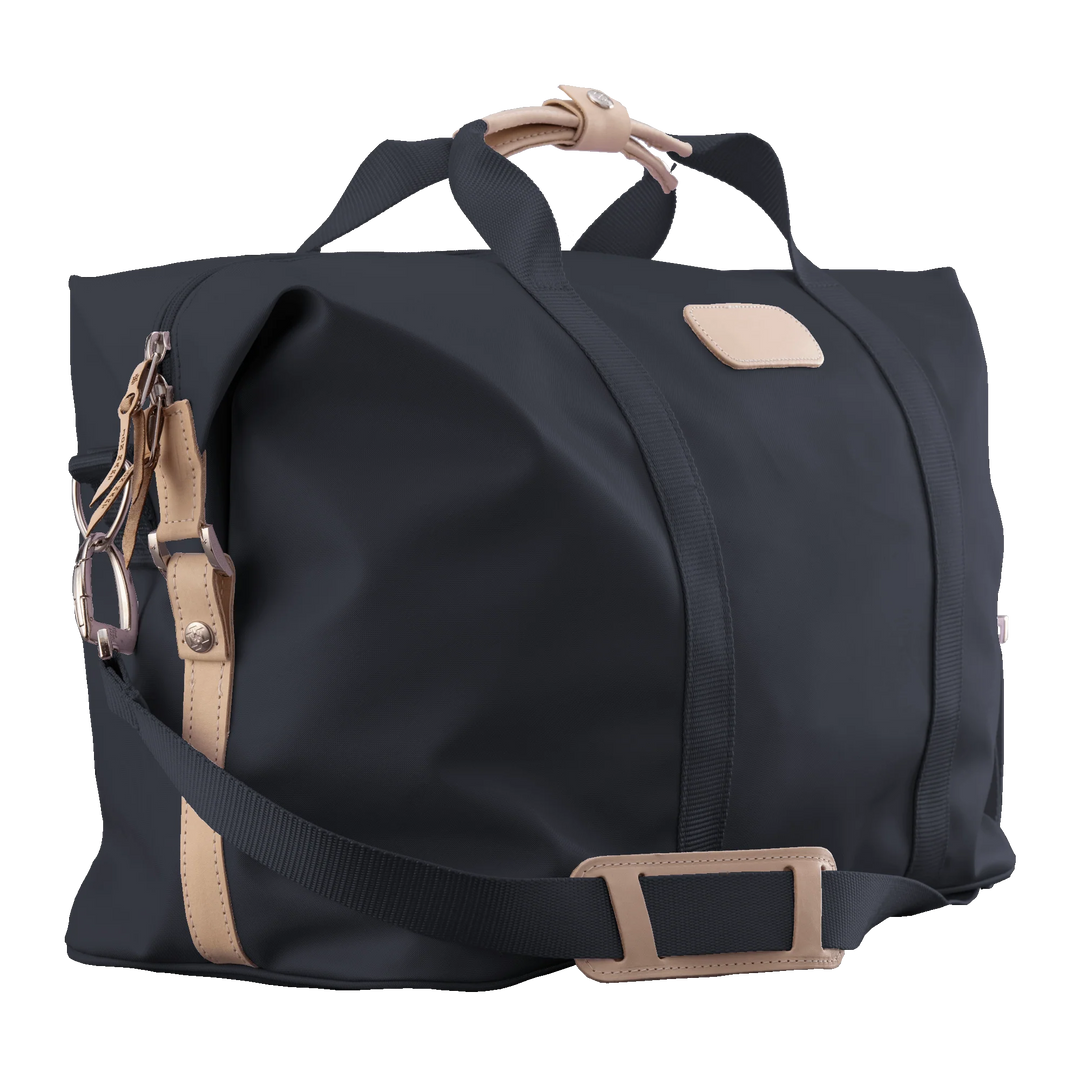Jon Hart Weekender Bag in Black Coated Canvas