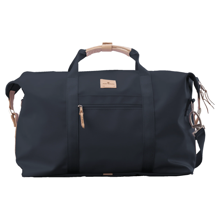 Jon Hart Weekender Bag in Black Coated Canvas