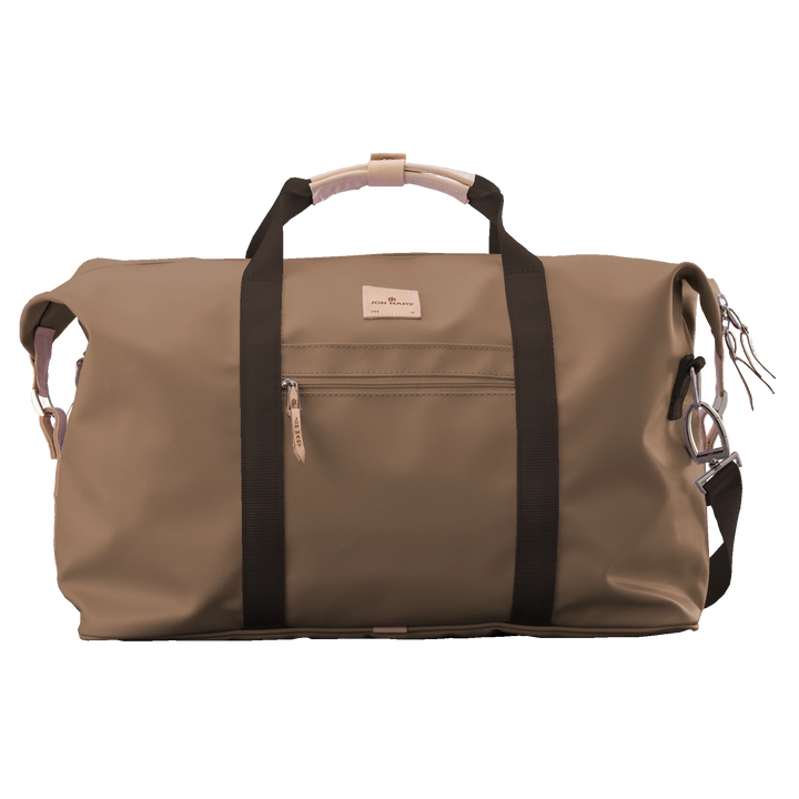 Jon Hart Weekender Bag in Saddle Coated Canvas