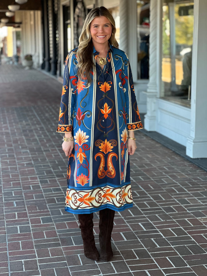 Maude Vivante Eliza Dress in Ornate