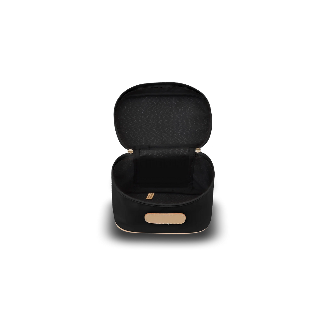 Jon Hart Makeup Case in Black Coated Canvas