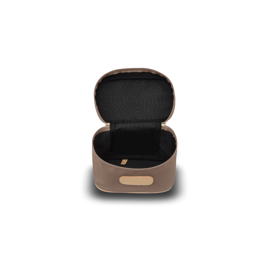Jon Hart Makeup Case in Saddle Coated Canvas