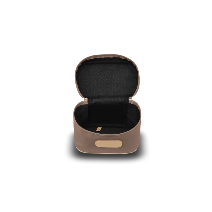 Jon Hart Makeup Case in Saddle Coated Canvas