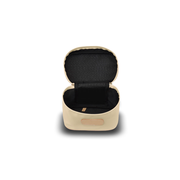 Jon Hart Makeup Case in Tan Coated Canvas