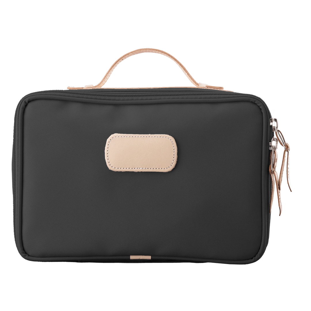 Jon Hart Large Travel Kit in Charcoal Coated Canvas