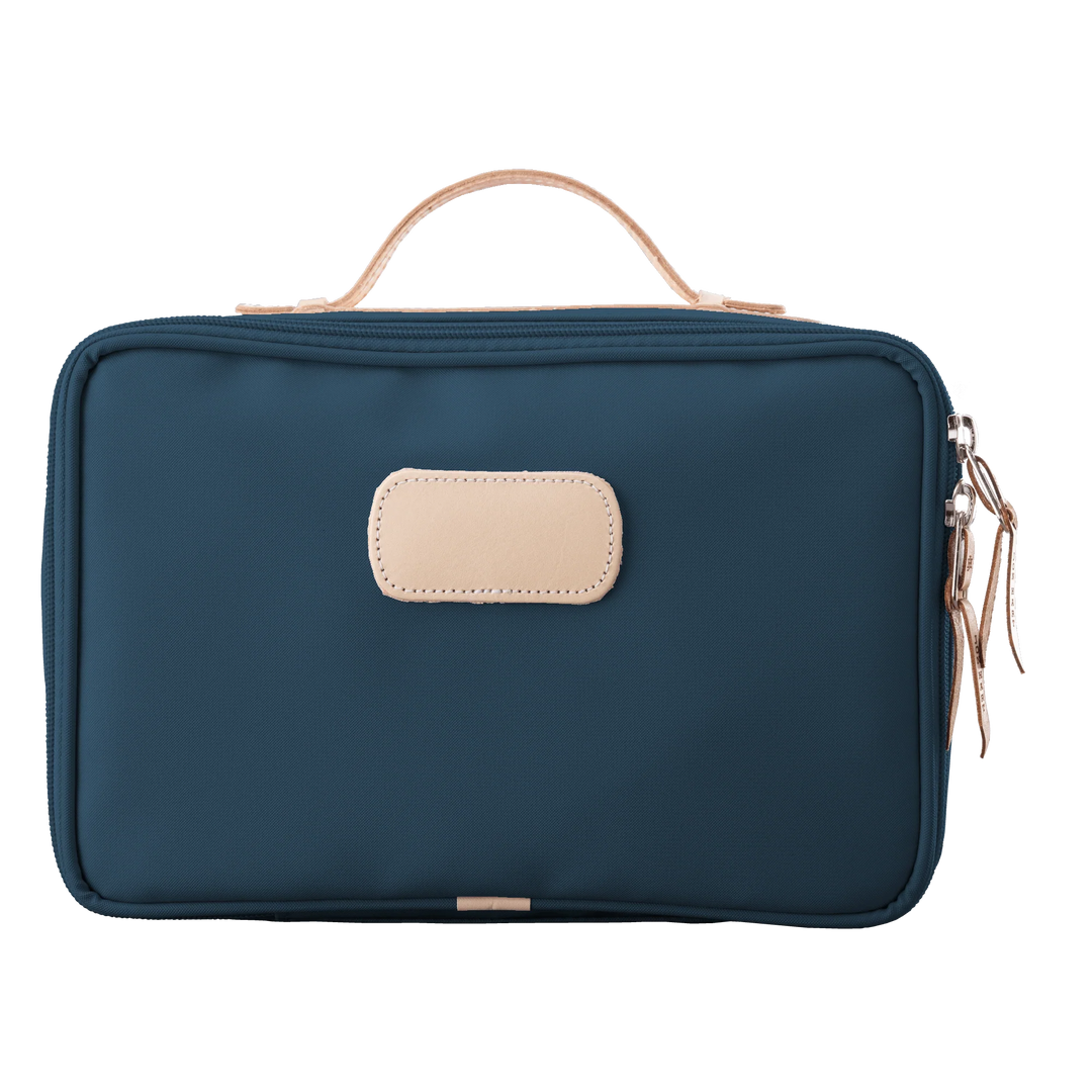 Jon Hart Large Travel Kit in French Blue Coated Canvas
