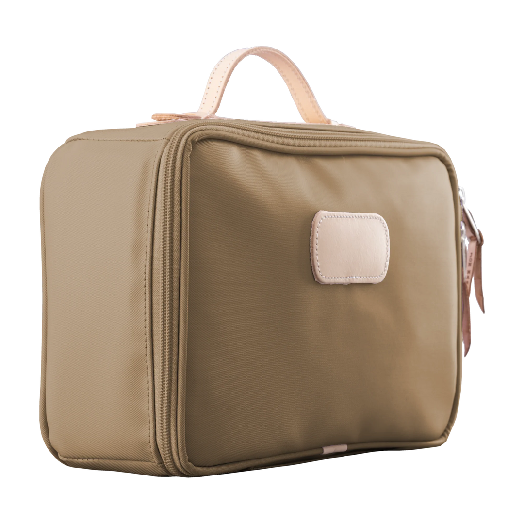Jon Hart Large Travel Kit in Saddle Coated Canvas