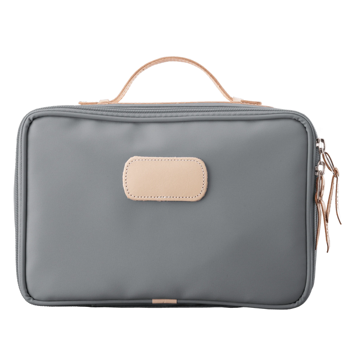 Jon Hart Large Travel Kit in Slate Coated Canvas