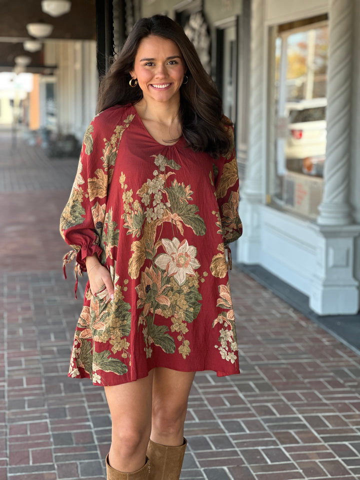 Meant For More Rust Dress