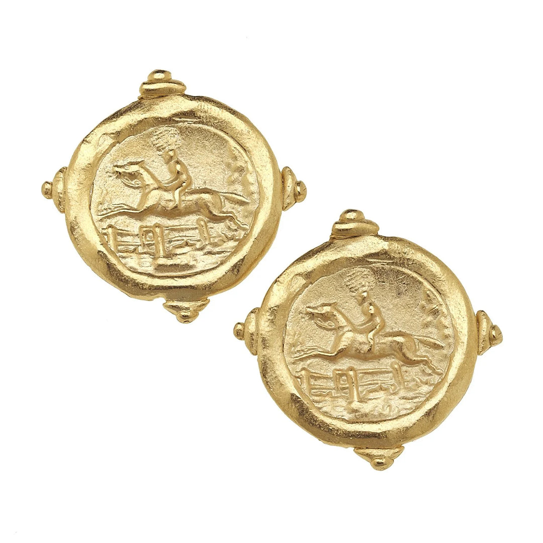 Susan Shaw Equestrian Intaglio Studs