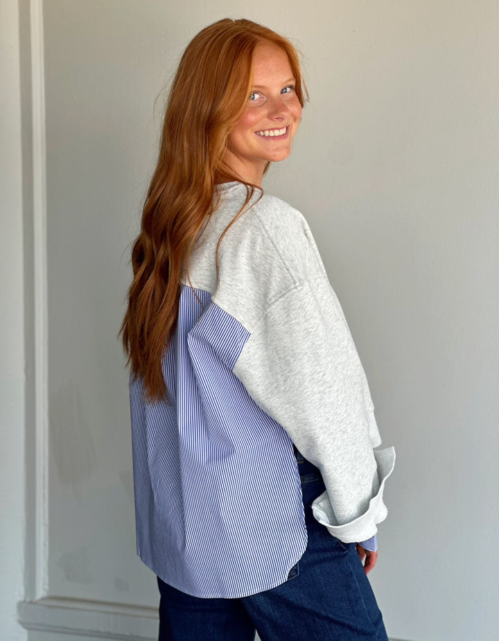 Already There Grey Sweater