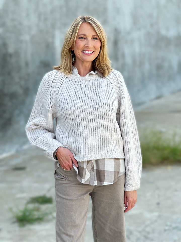Z Supply Sheena Sweater in Turtle Dove