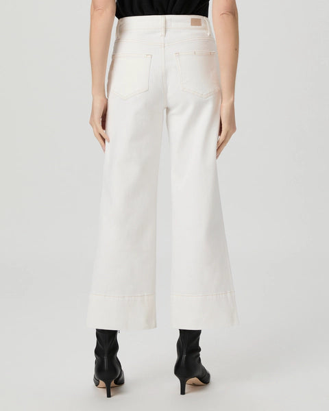 Paige Denim Anessa Wide Leg Jean in Toasted Ecru
