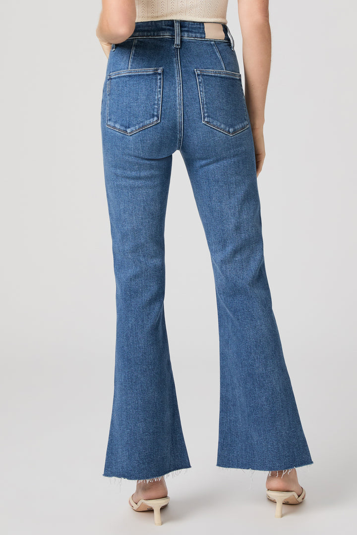 Paige Denim Marlow Raw Hem Jean in Flora