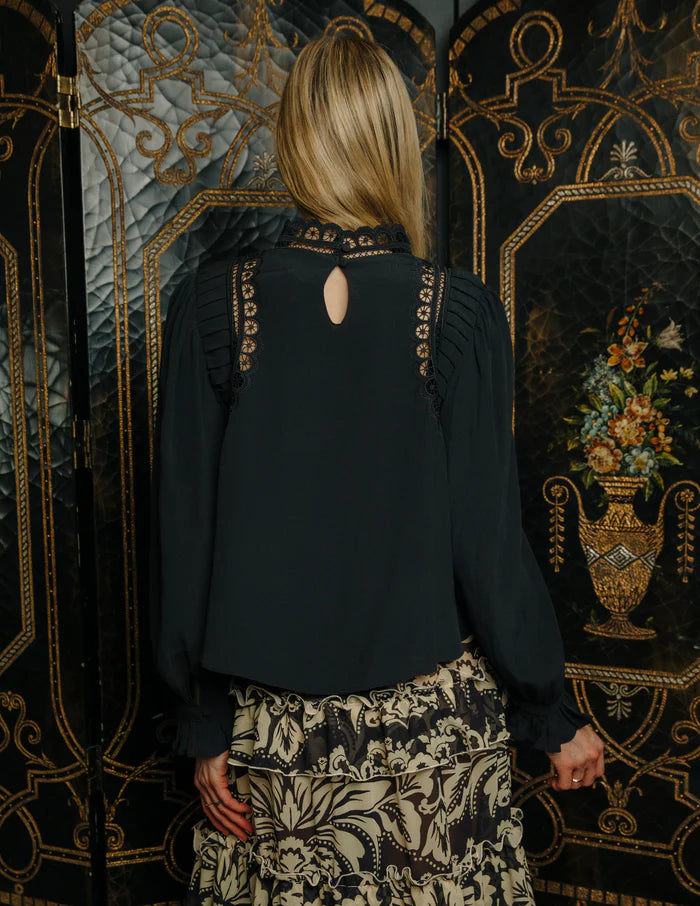 Love The Label Fiona Top in Black