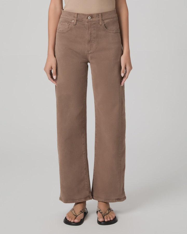 Paige Denim Arellia Skimmer Barrel Leg Jean in Vintage Canewood