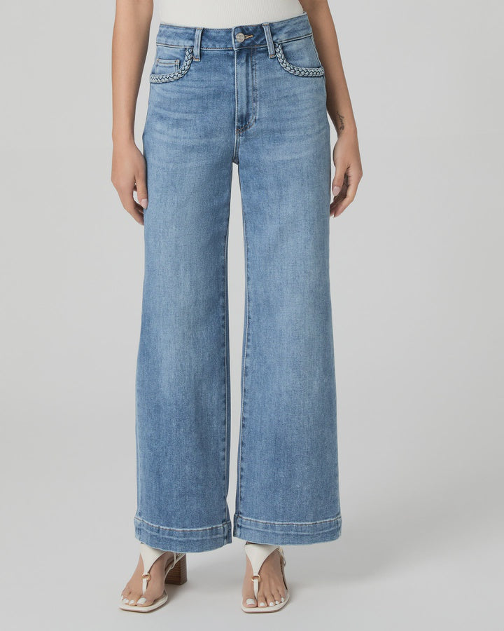 Paige Denim Anessa 31" Wide Leg Jean in Encino