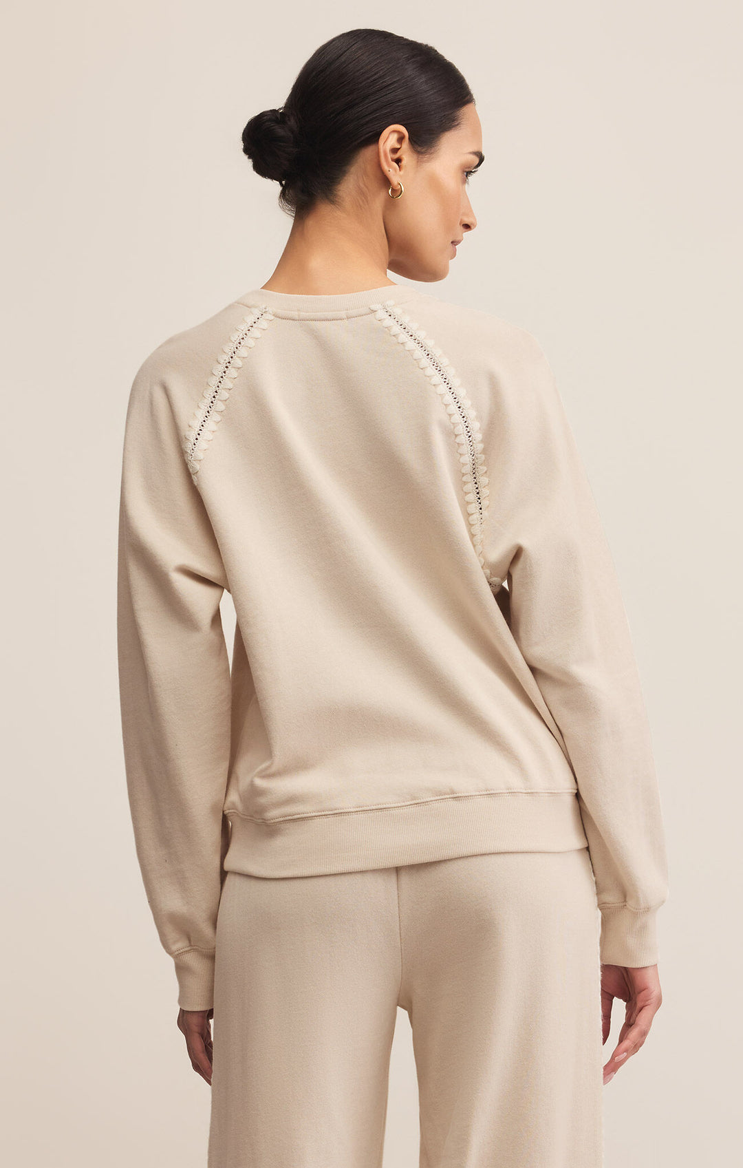 Z Supply All Around Sweatshirt in Crystal
