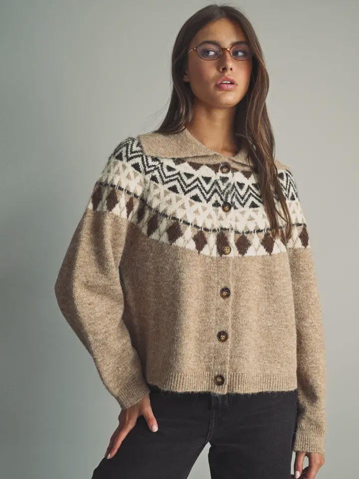In Case You Missed It Taupe Sweater