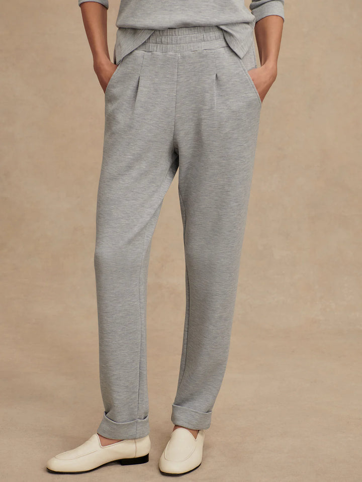 Varley The Rolled Cuff Pant 28.5" in Mid Blue Marl