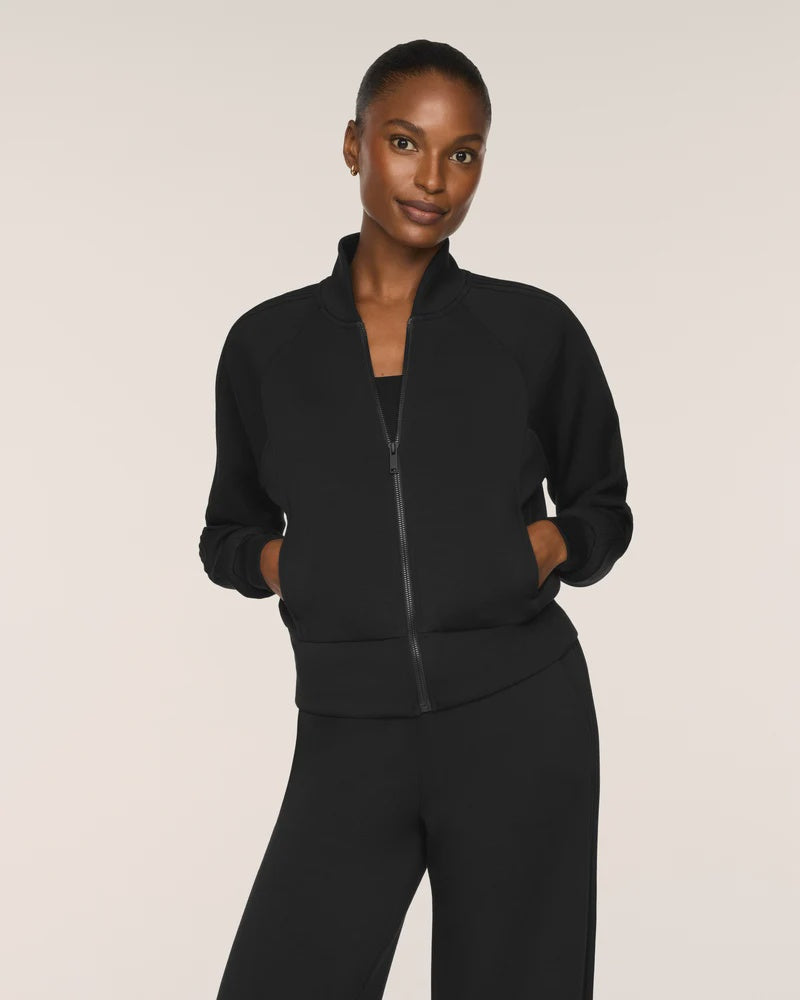 SPANX AirEssentials® Pintuck Track Jacket in Black