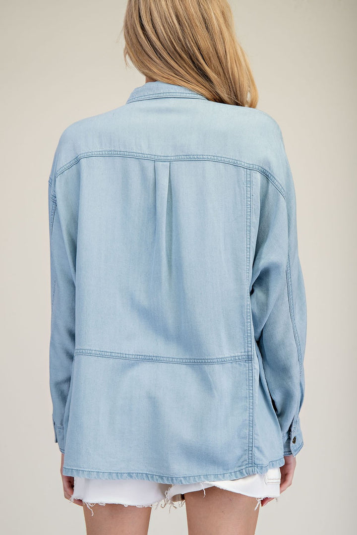 Chambray Long Sleeve Shirt